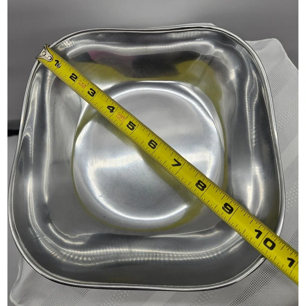 Wilton Armetale Boston MD Bowl Silver‎ Polished Square 109284 Made in USA